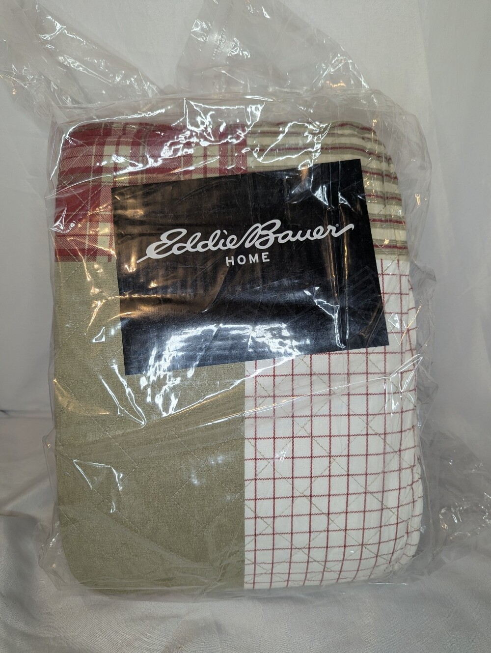 Eddie Bauer Camano Island Plaid King Quilt Set - NEW